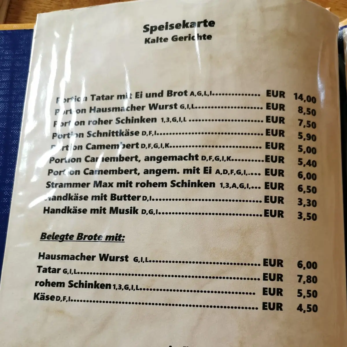 Speisekarte photo 3