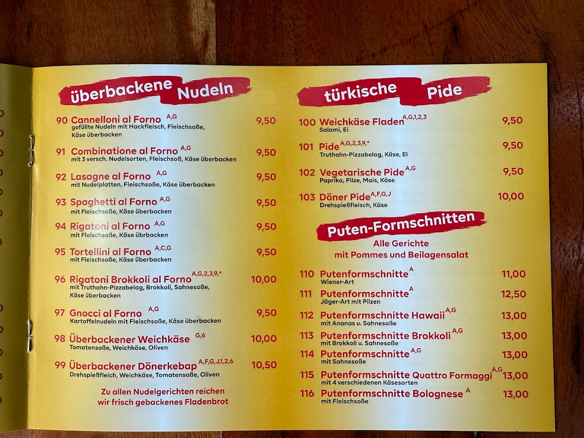 Speisekarte photo 1