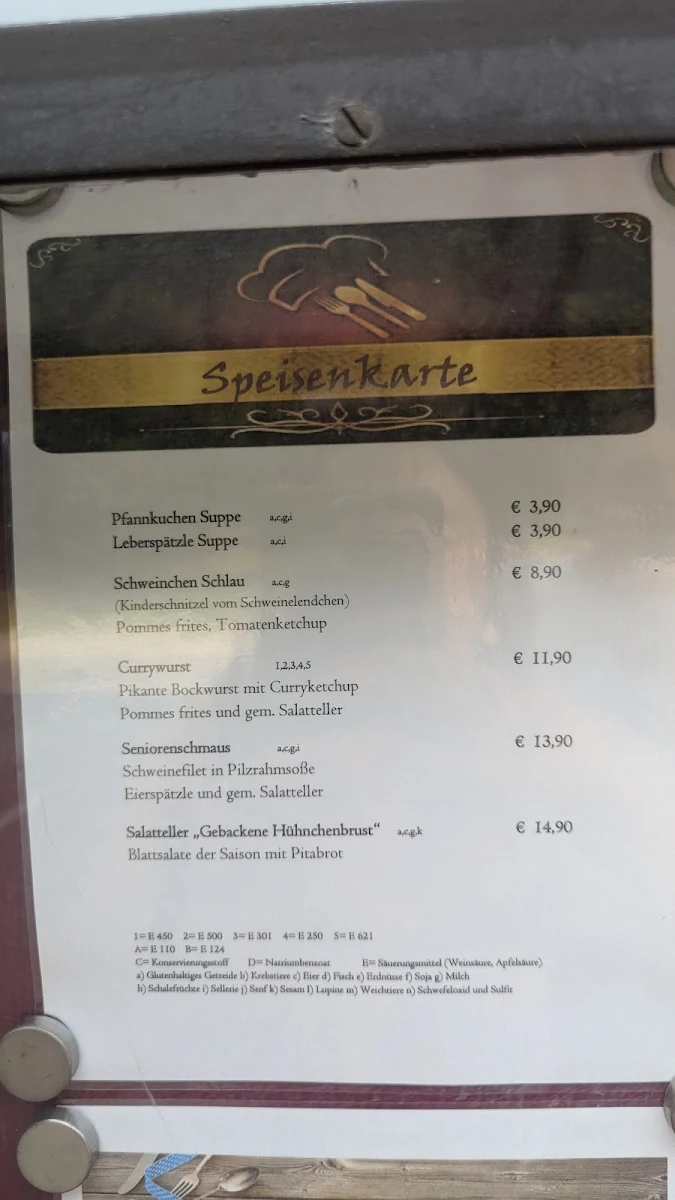 Speisekarte photo 2