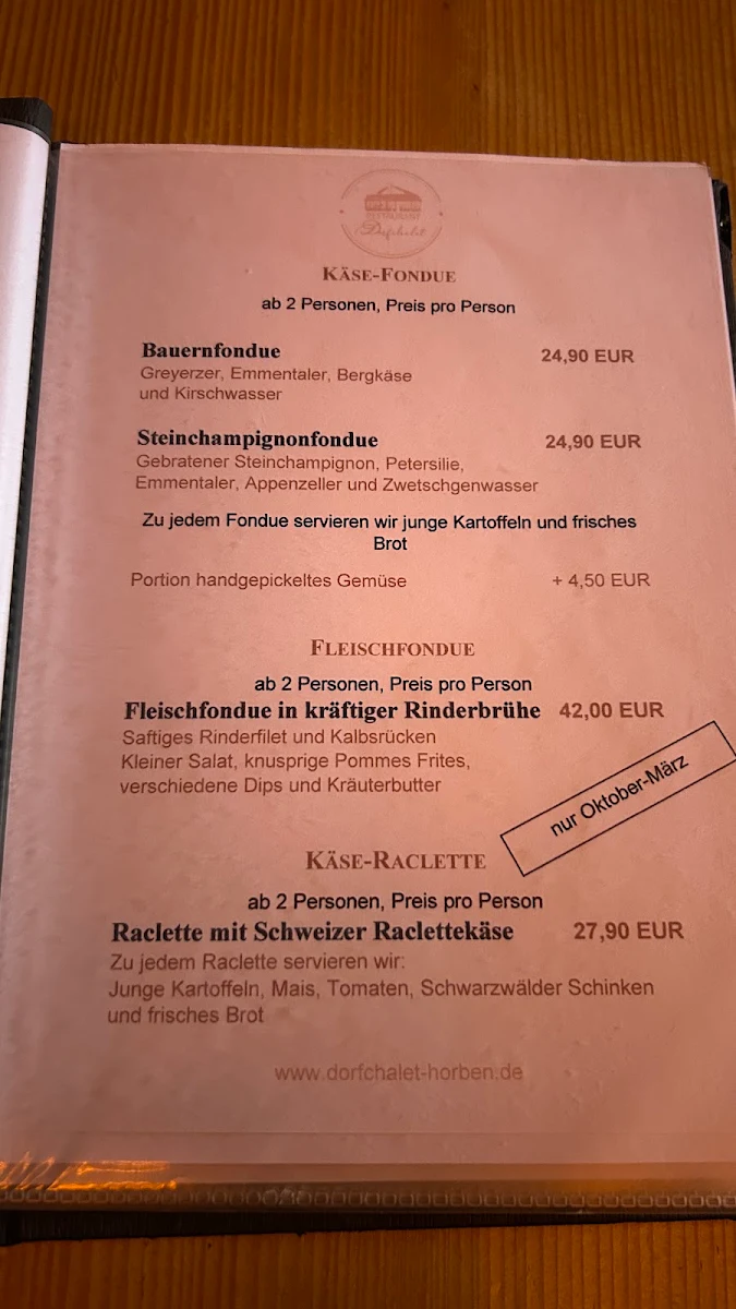 Speisekarte photo 2