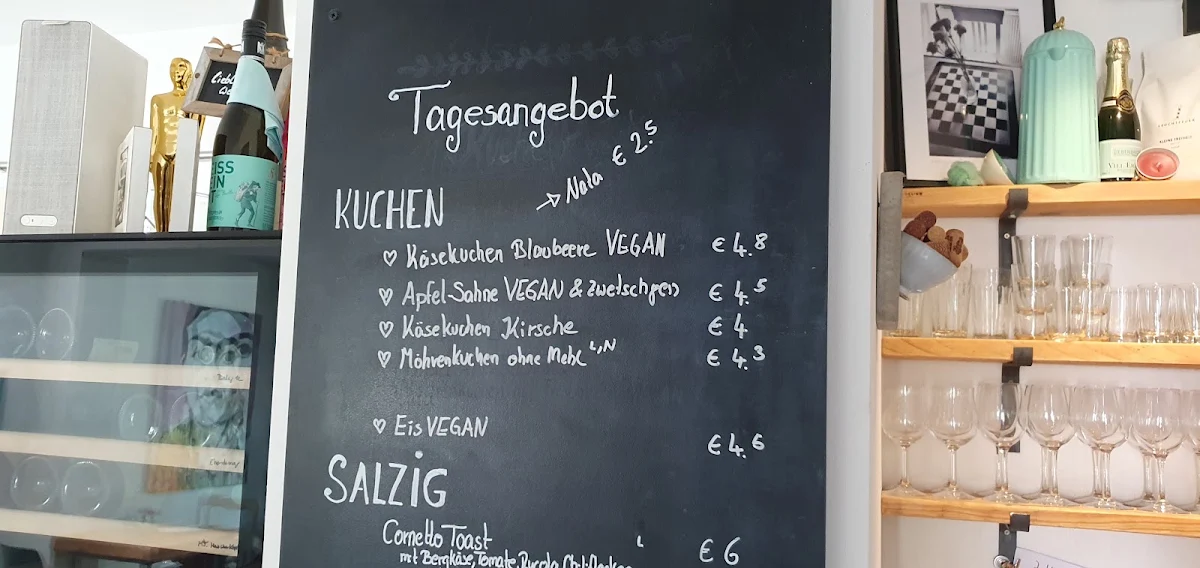Speisekarte, Lieberbrook Café & Weinbar