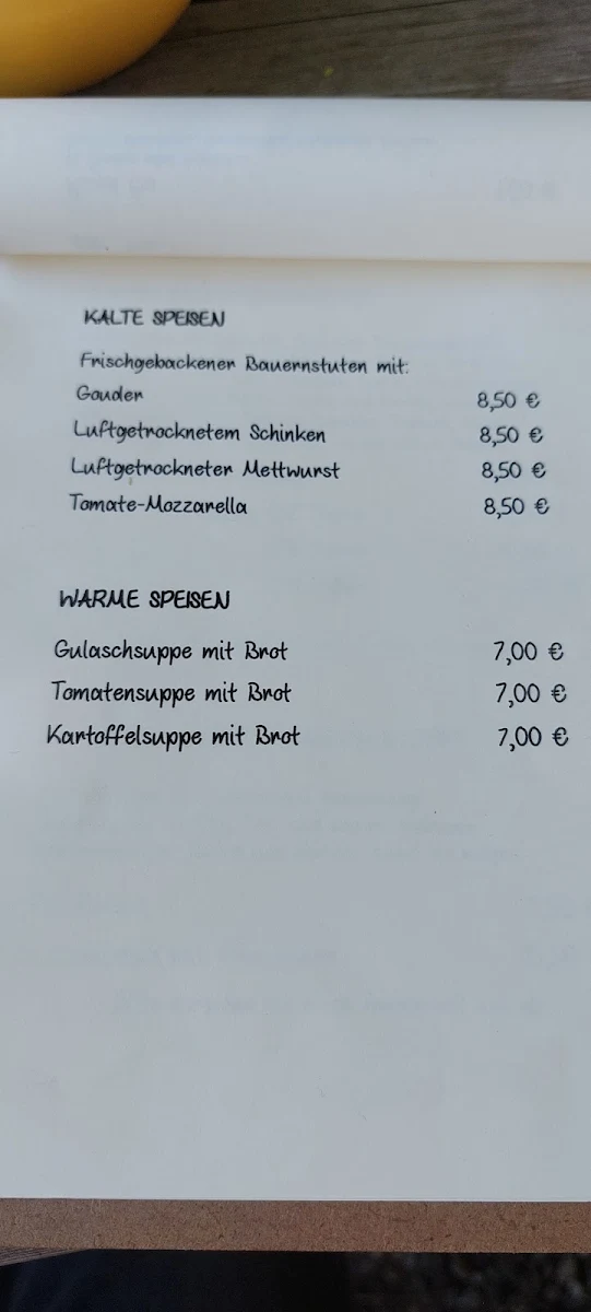 Speisekarte photo 1
