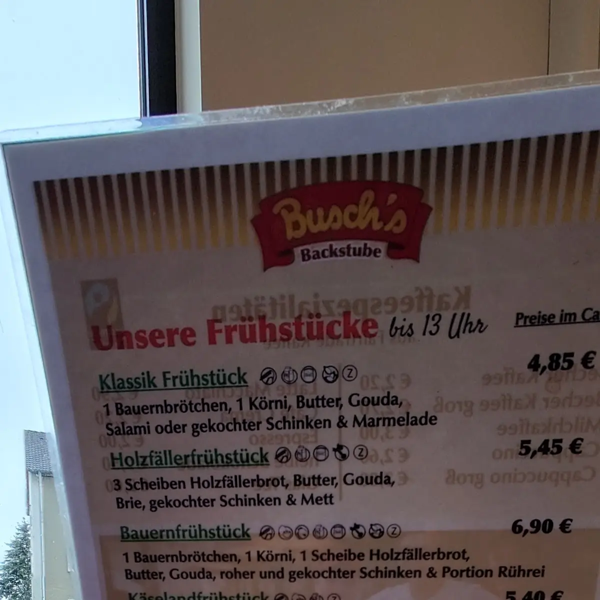 Speisekarte photo 2