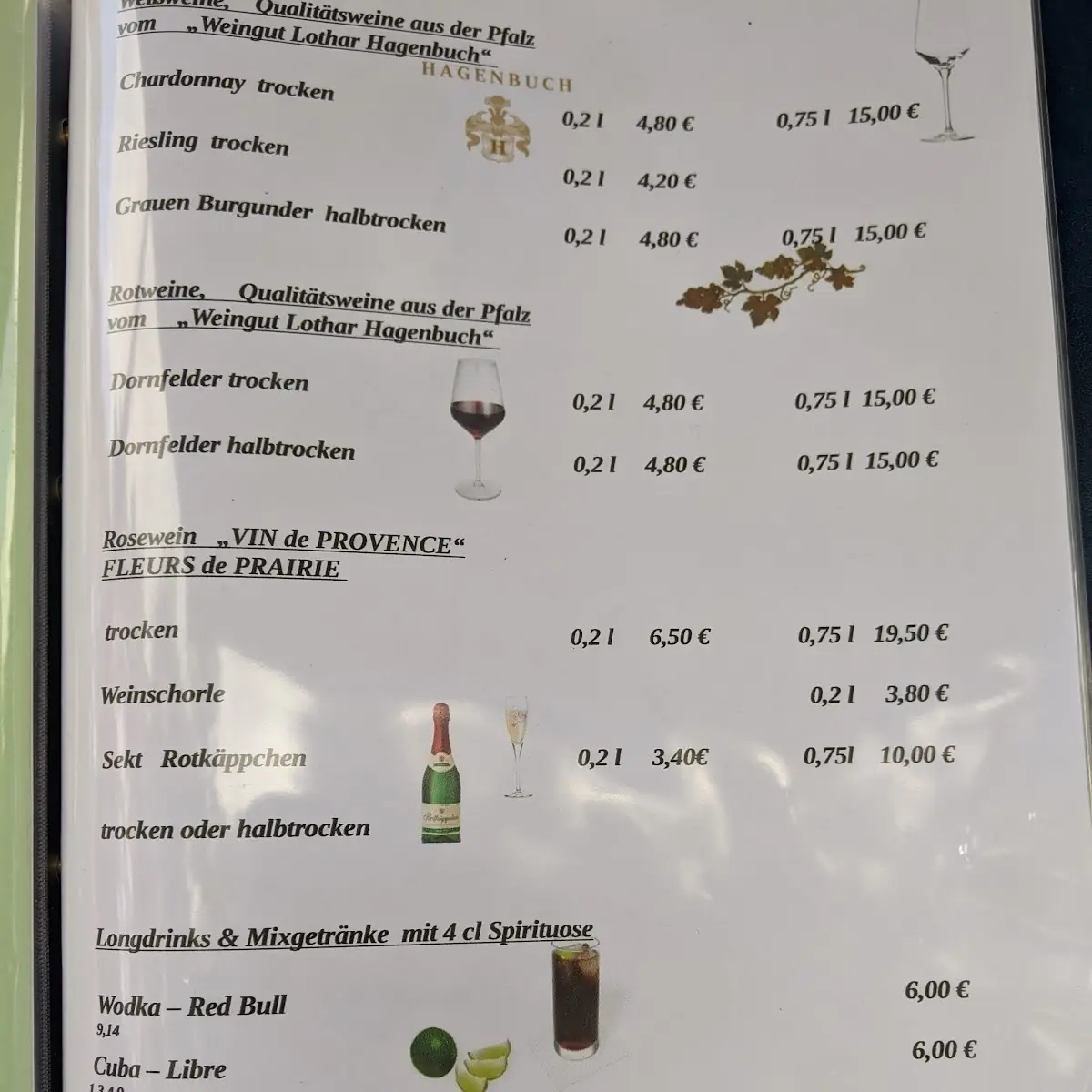 Speisekarte photo 4