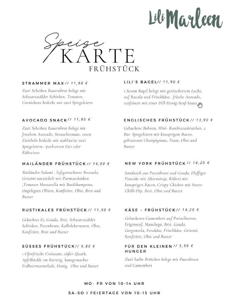 Speisekarte photo 3