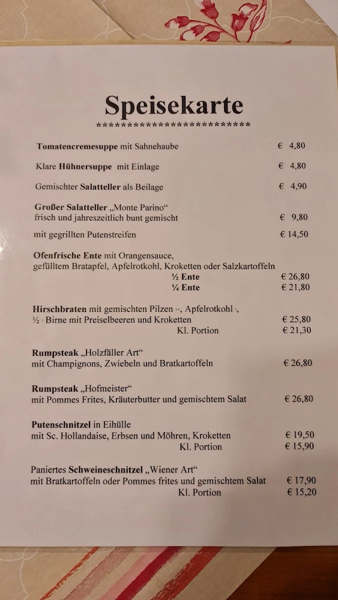 Speisekarte photo 1