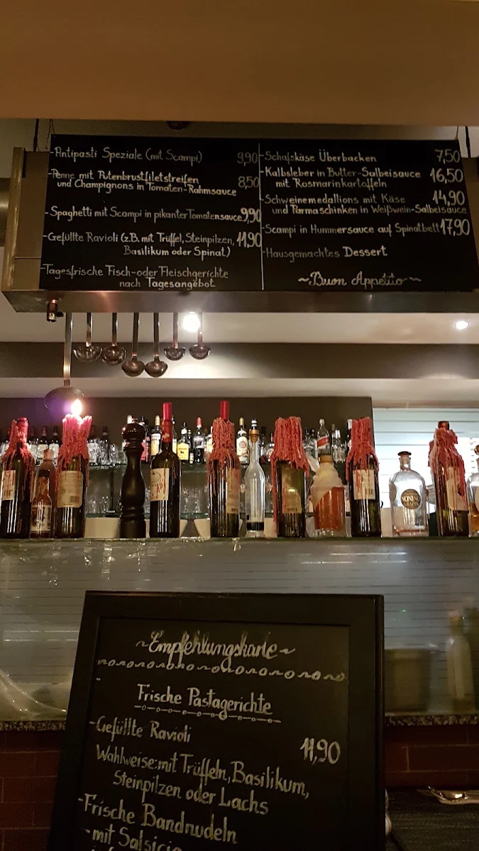Speisekarte, La Trattoria Italiana