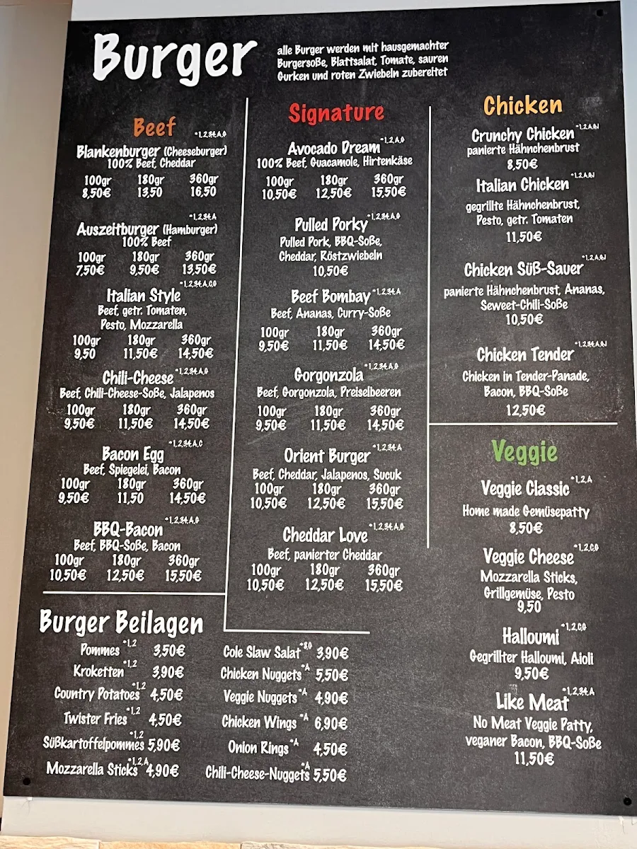 Speisekarte, Mittagsbringer