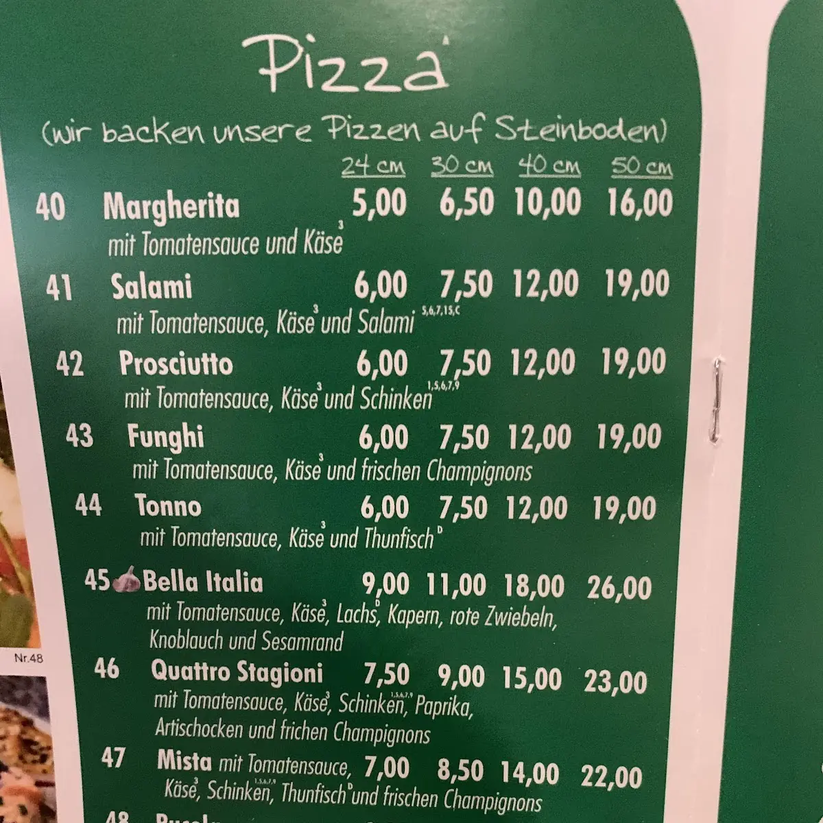 Speisekarte photo 1