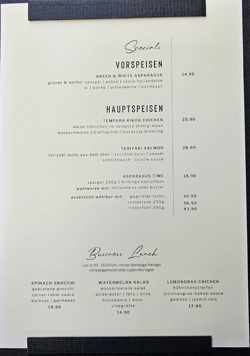 Speisekarte photo 1