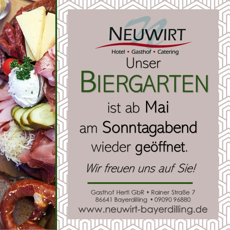 Speisekarte, Neuwirt Hotel-Gasthof-Catering