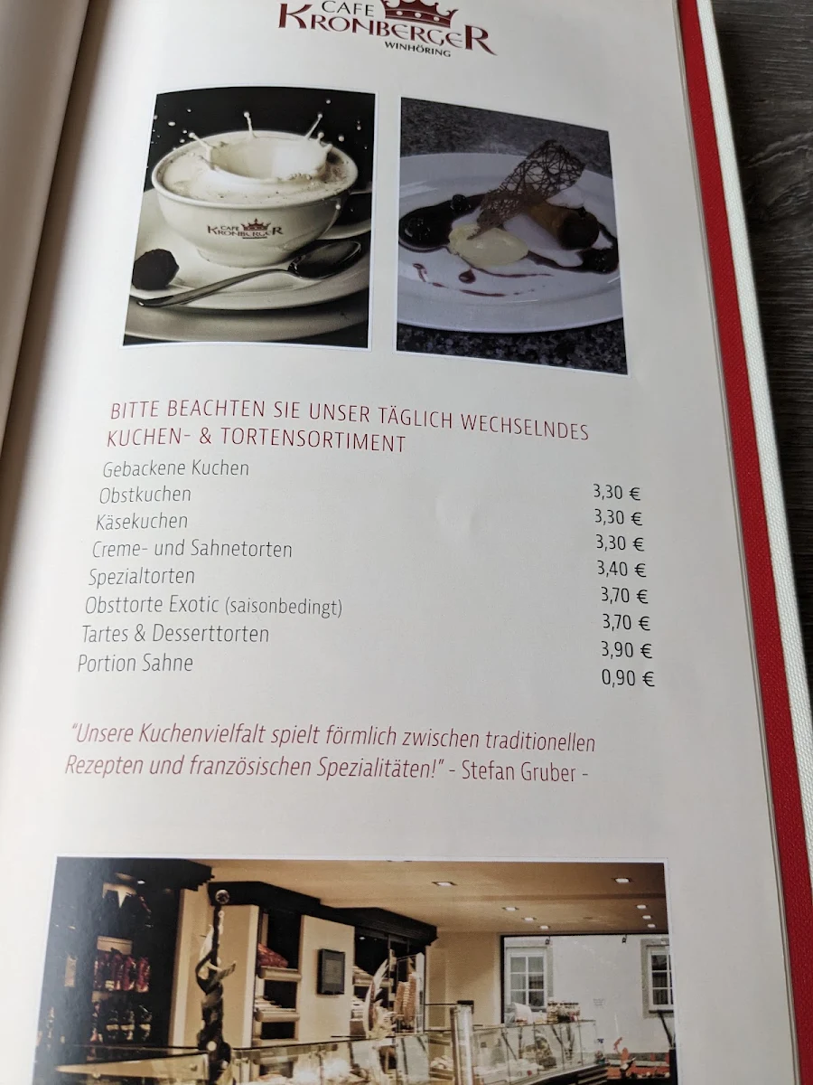 Speisekarte photo 2