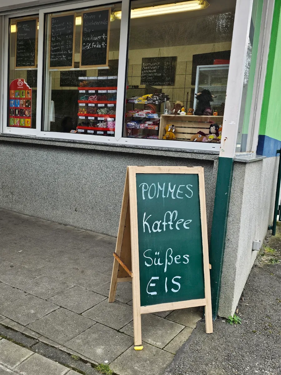Speisekarte, Kiosk im Neandertal