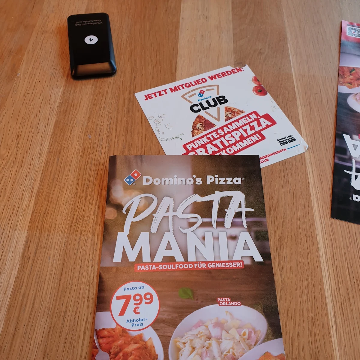 Speisekarte, Domino's Pizza Zwickau Innenstadt