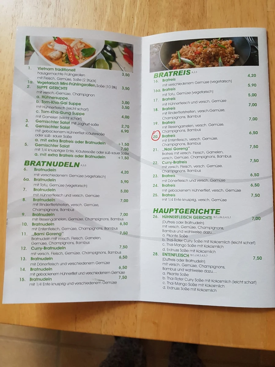 Speisekarte, Asia Imbiss & Döner Kebap