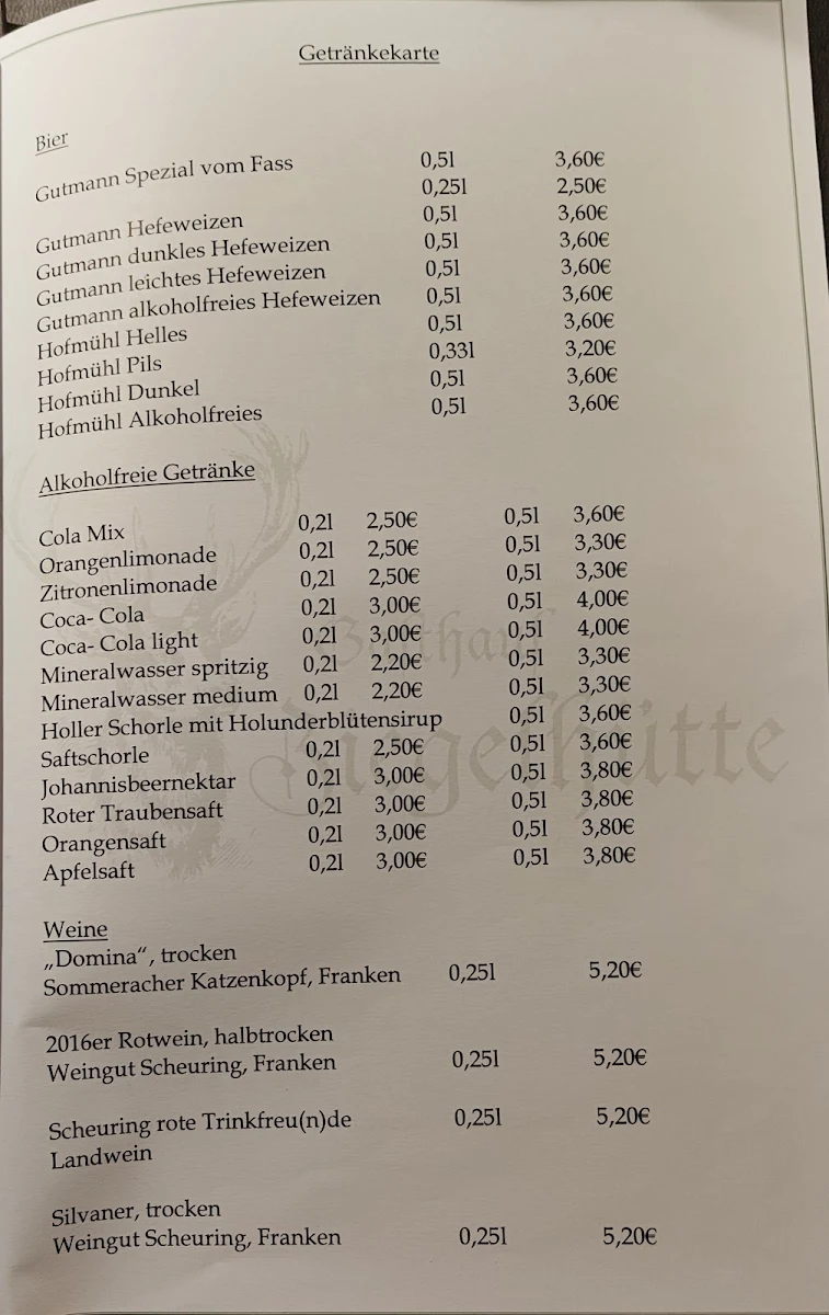 Speisekarte photo 1