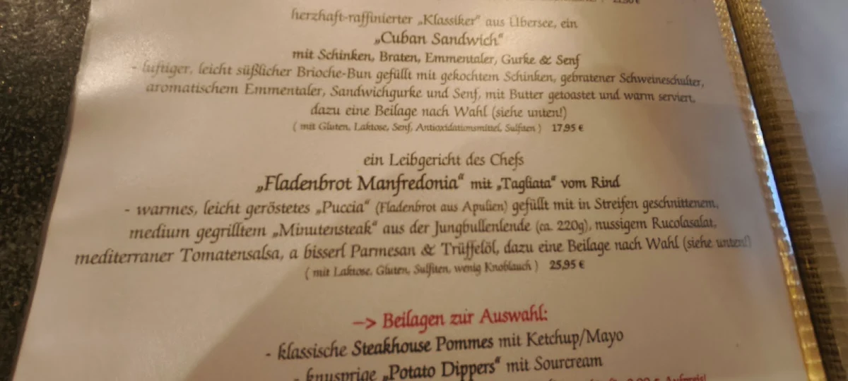 Speisekarte photo 6