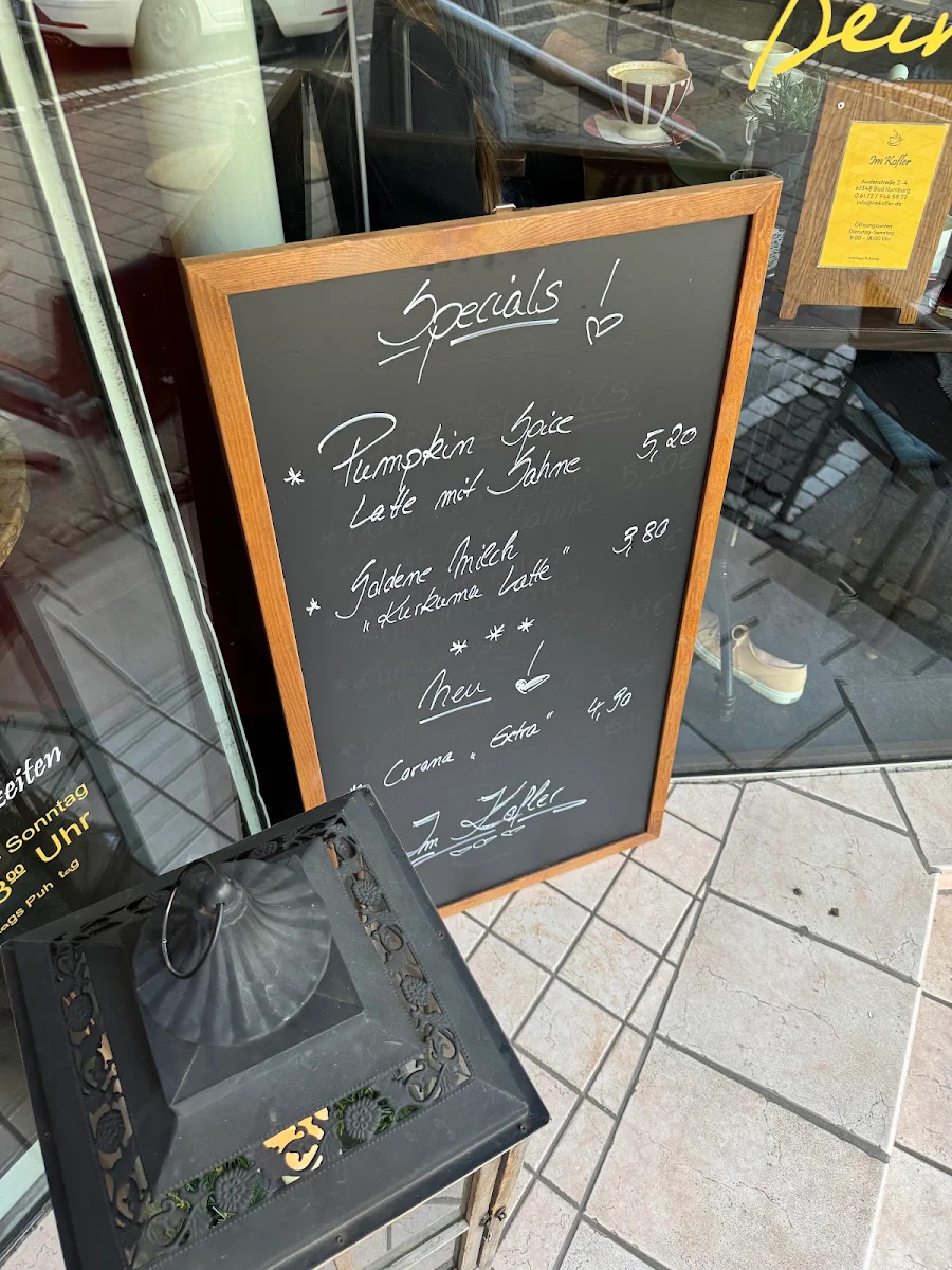 Speisekarte, Im Kofler