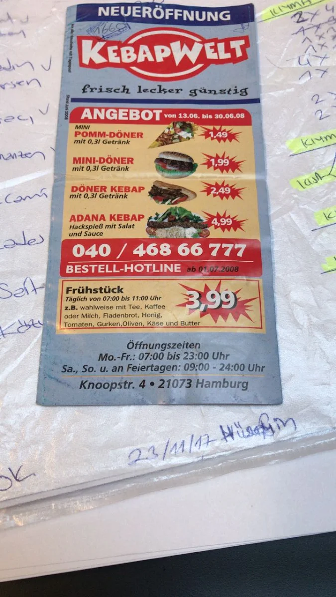 Speisekarte photo 1