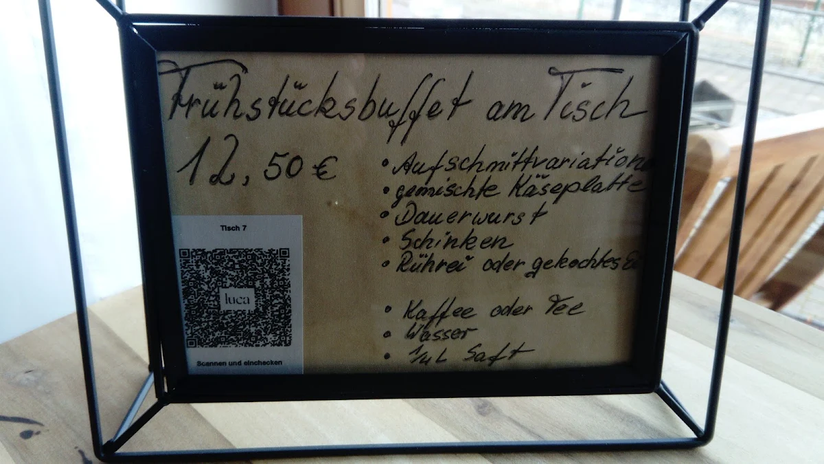 Speisekarte, Wilmas Kaffeeschuppen