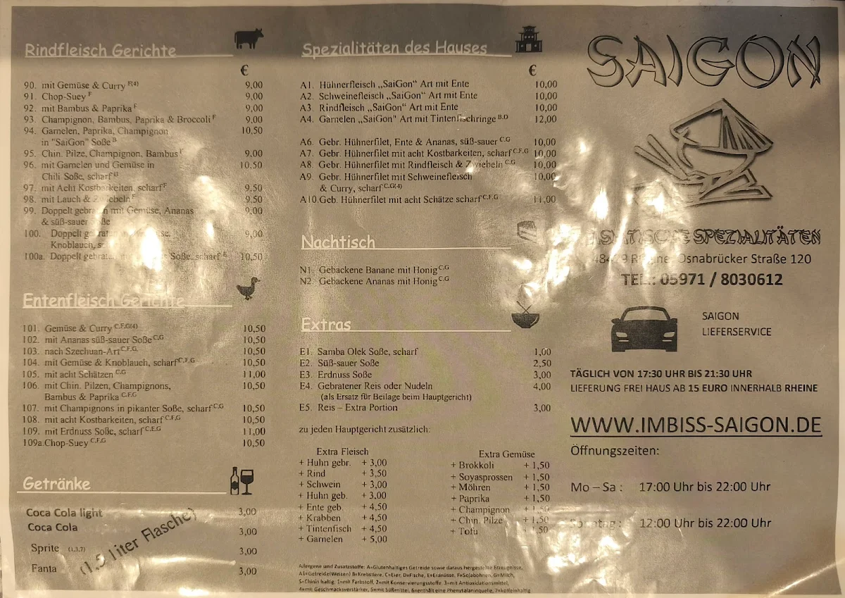 Speisekarte photo 2