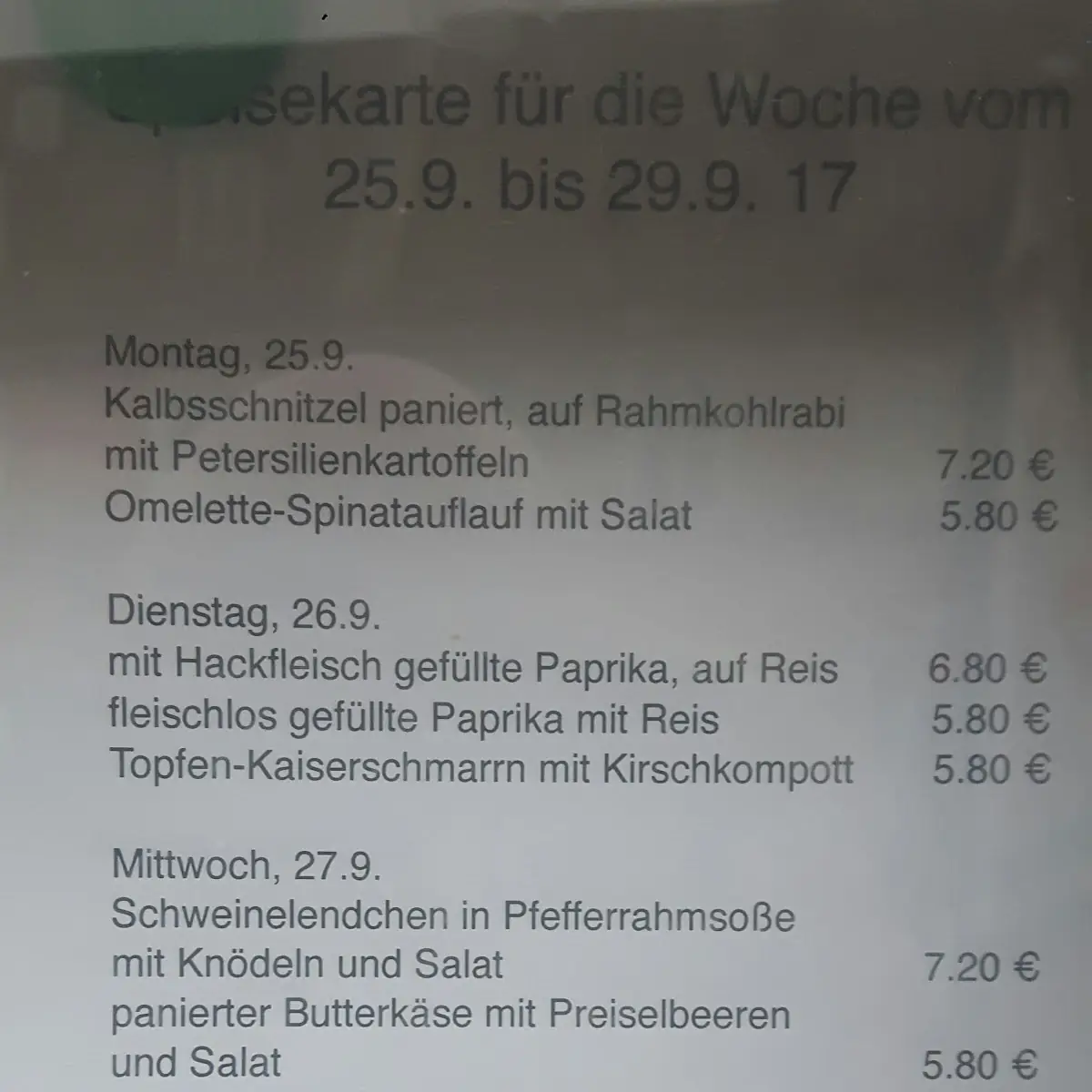 Speisekarte photo 3