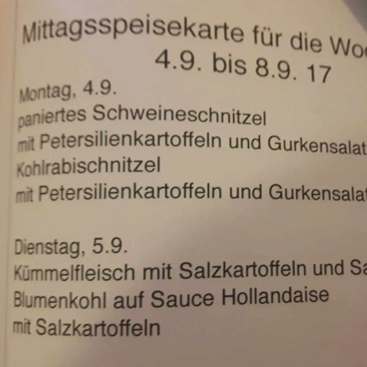 Speisekarte photo 4