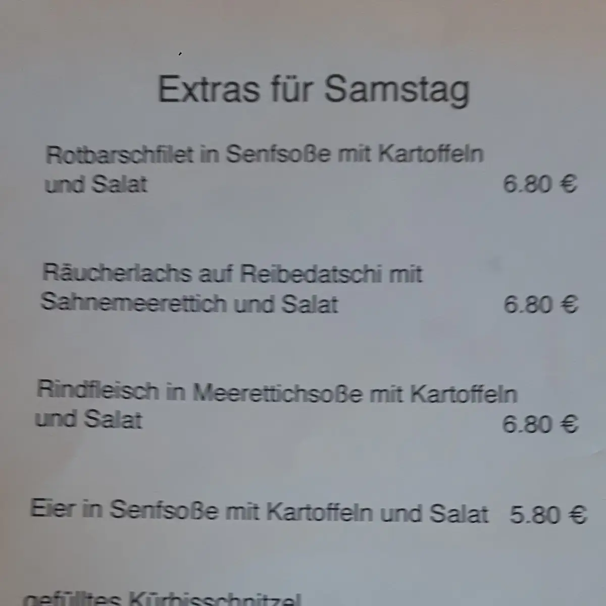 Speisekarte photo 5