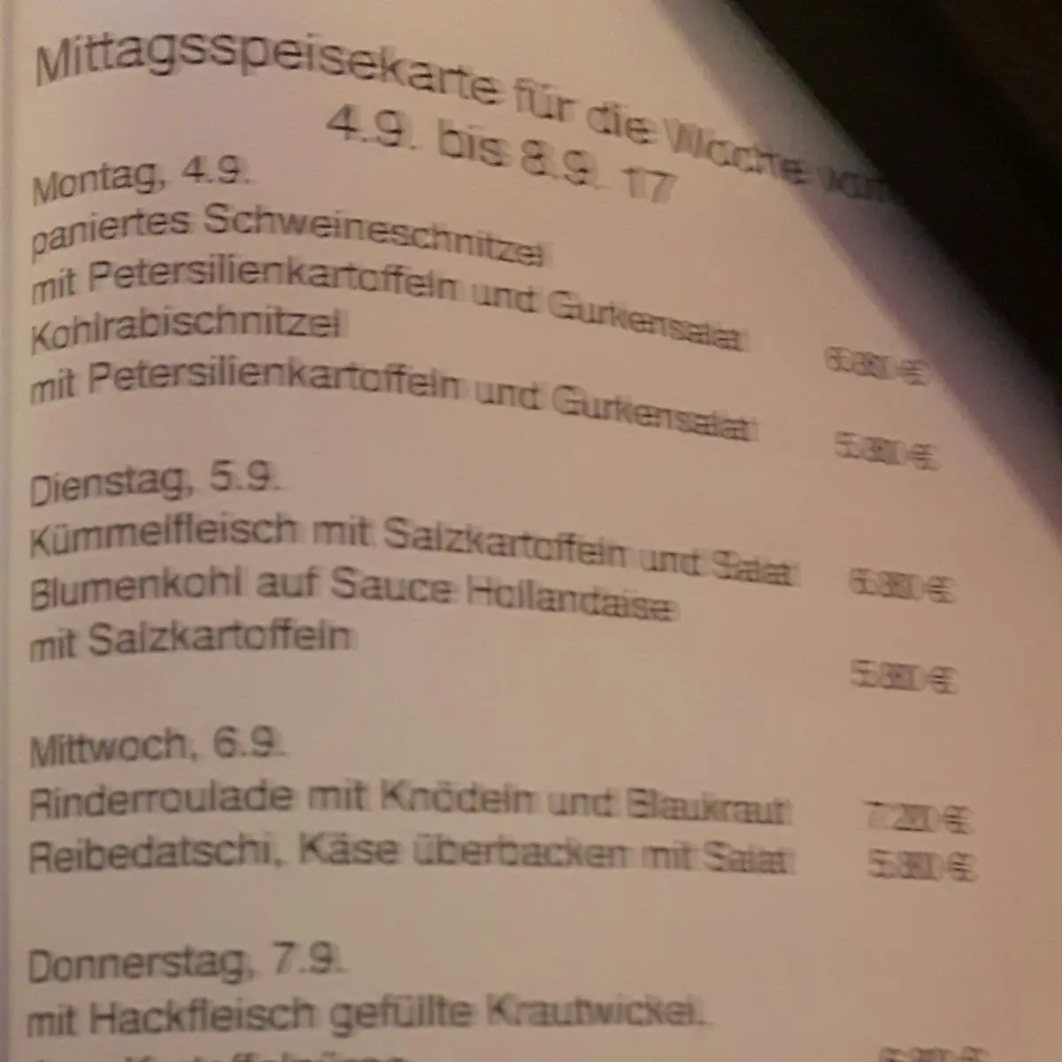 Speisekarte photo 8