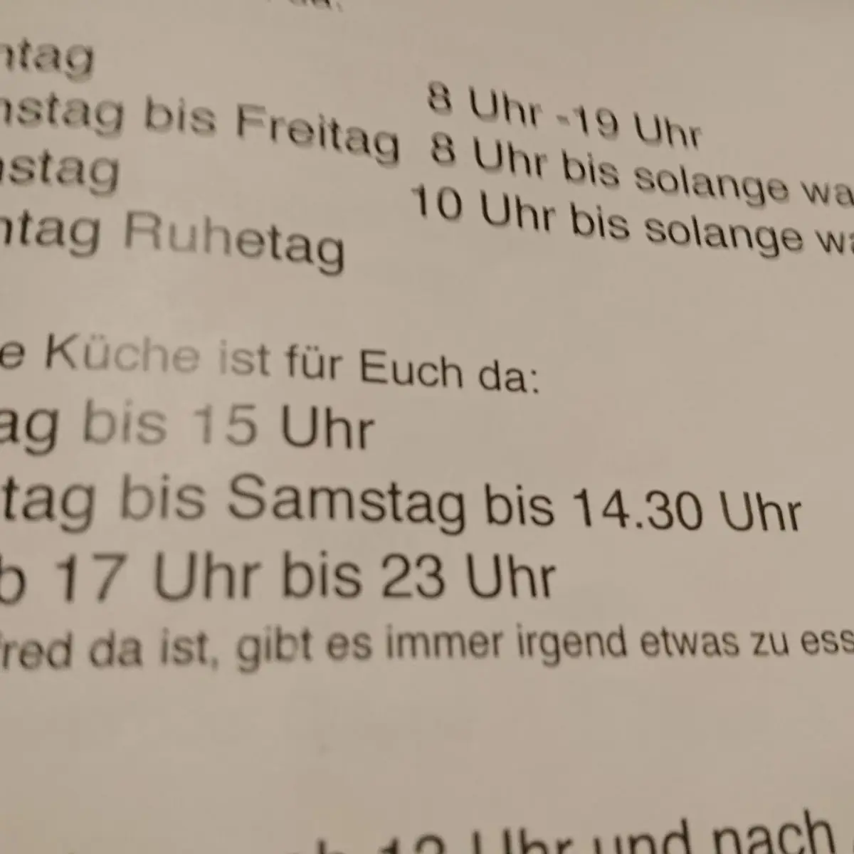 Speisekarte photo 9
