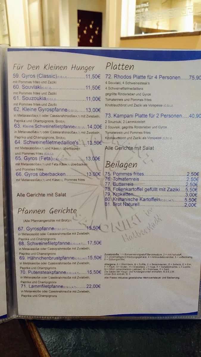 Speisekarte photo 3