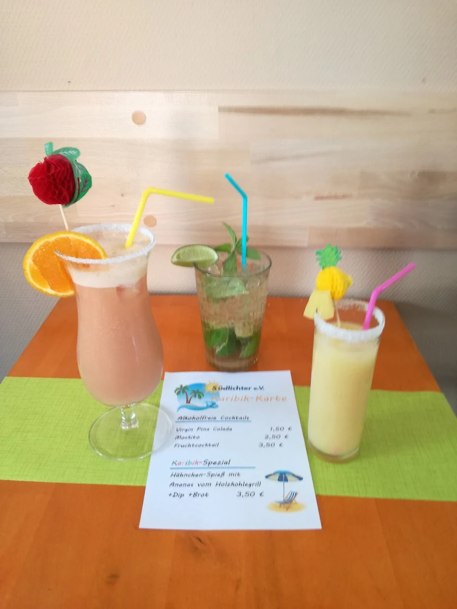 Speisekarte, Südlichter Stadtteil-Café