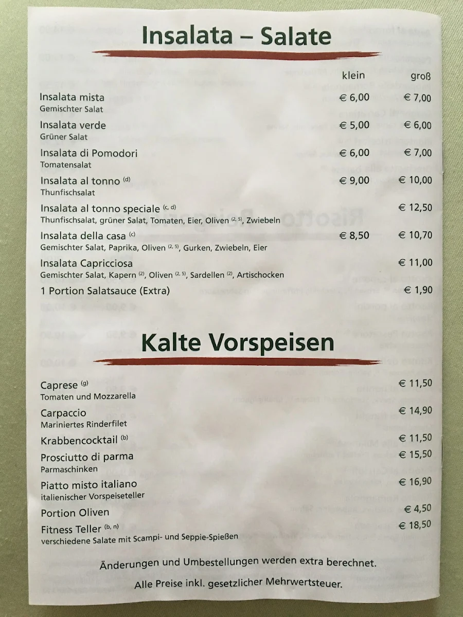 Speisekarte photo 3