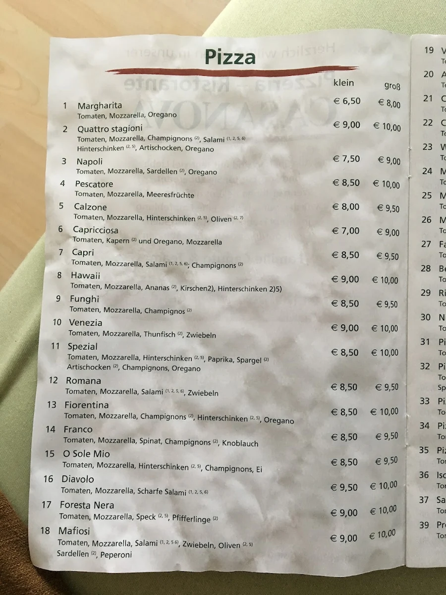 Speisekarte photo 5