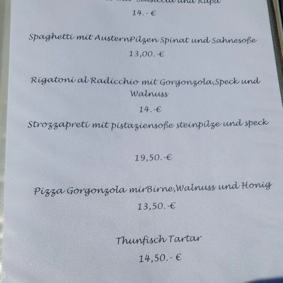 Speisekarte photo 1