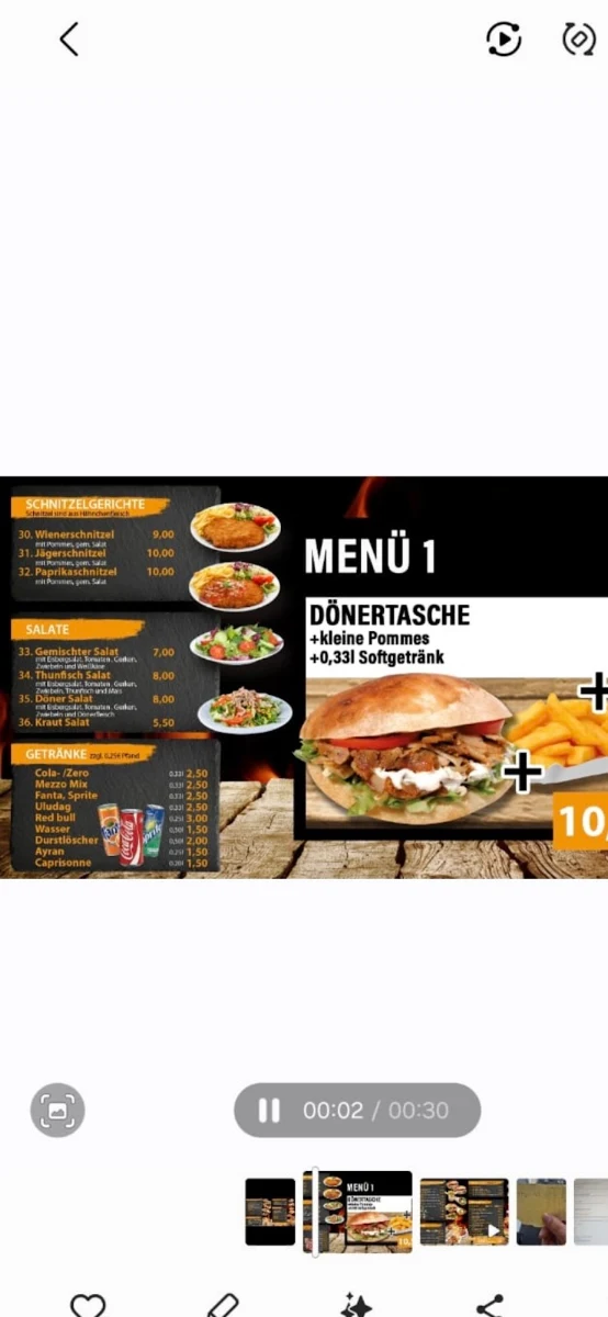 Speisekarte photo 5