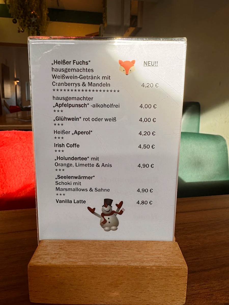 Speisekarte, MOOSI Lesecafe - Constanze Kaltenbach