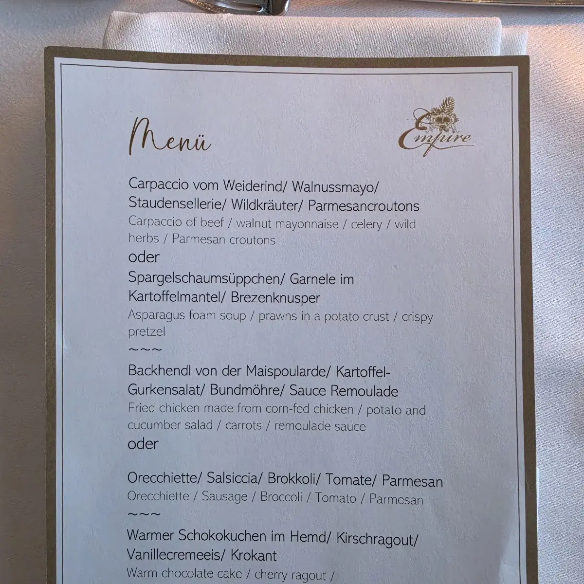Speisekarte photo 6