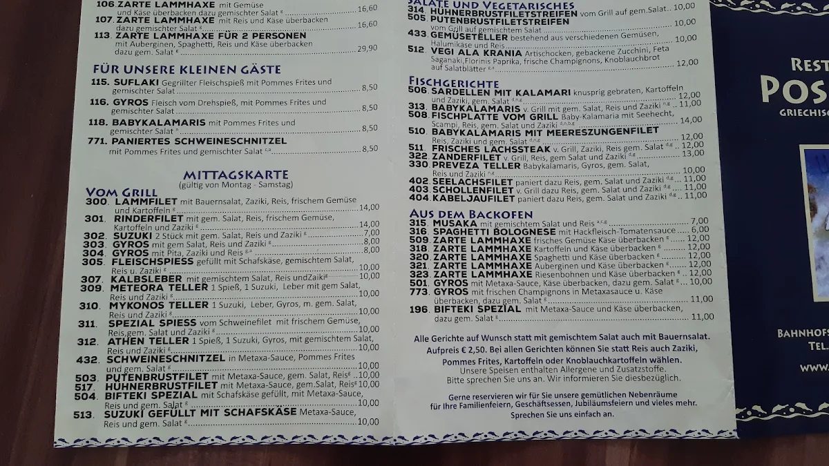 Speisekarte photo 4