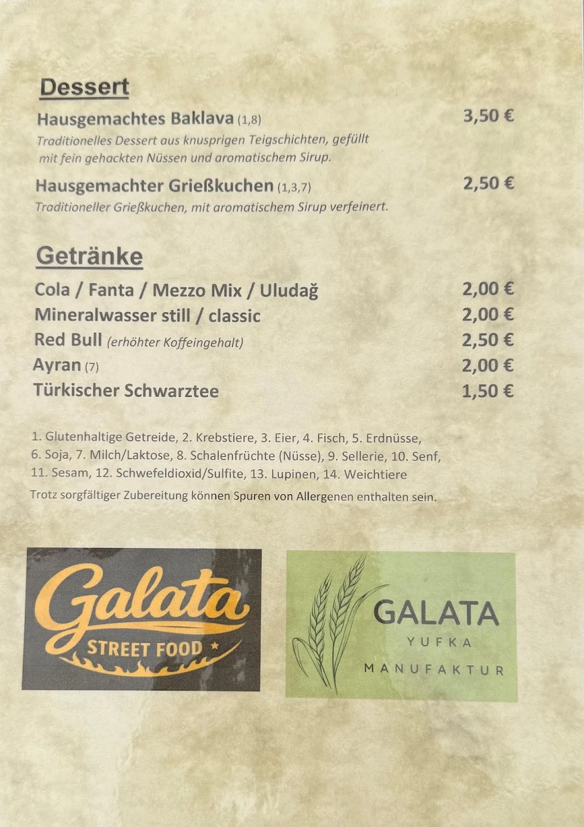 Speisekarte photo 2