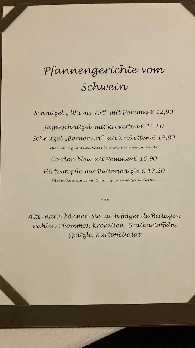 Speisekarte photo 2