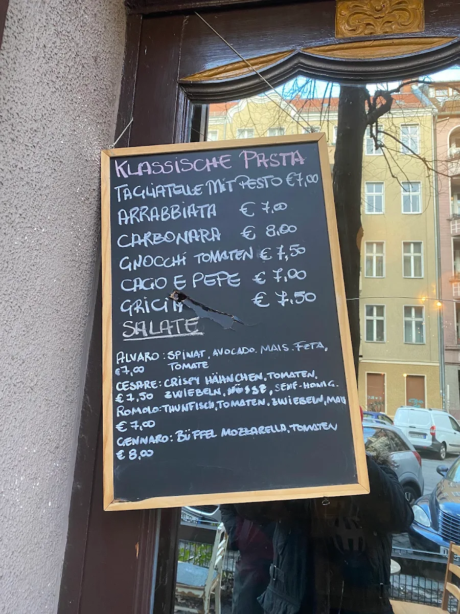 Speisekarte, Ripieno