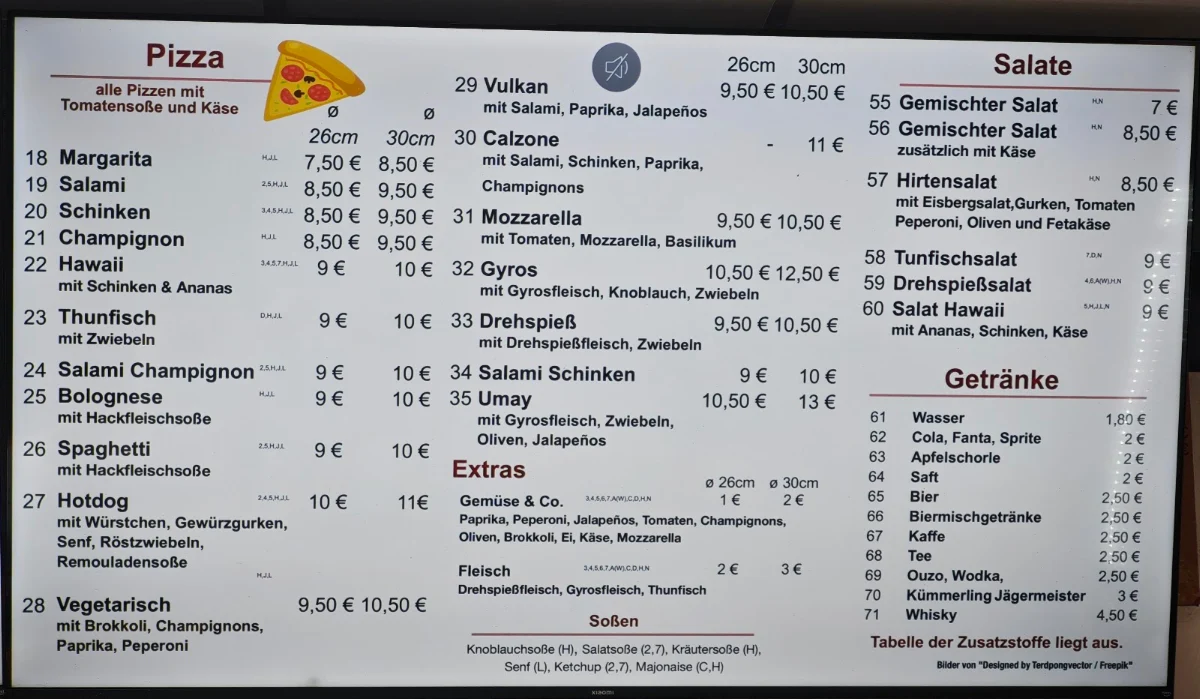 Speisekarte photo 1