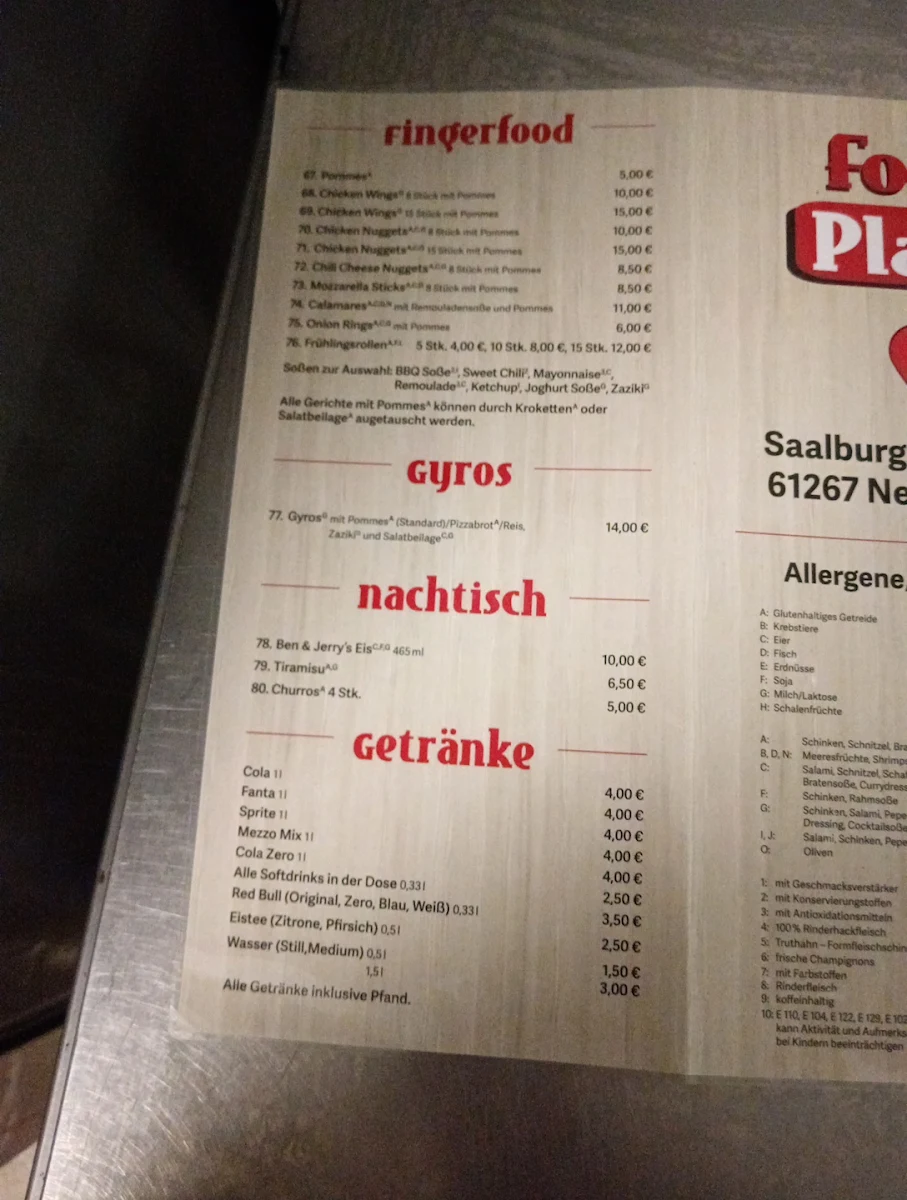 Speisekarte photo 3