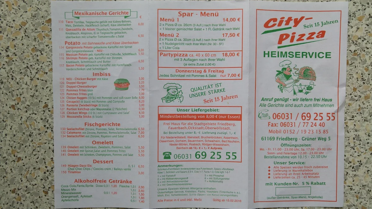 Speisekarte photo 2