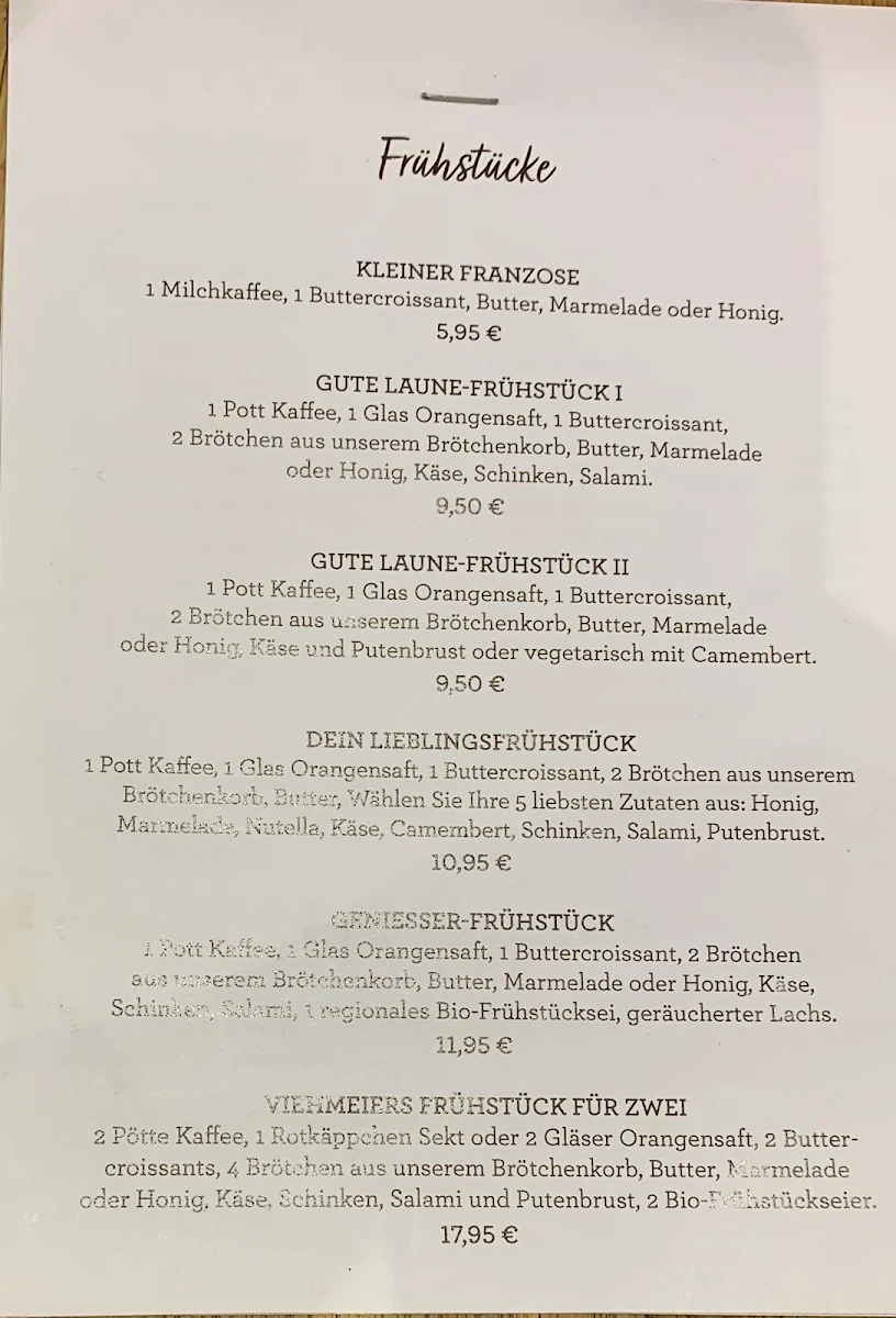 Speisekarte photo 1