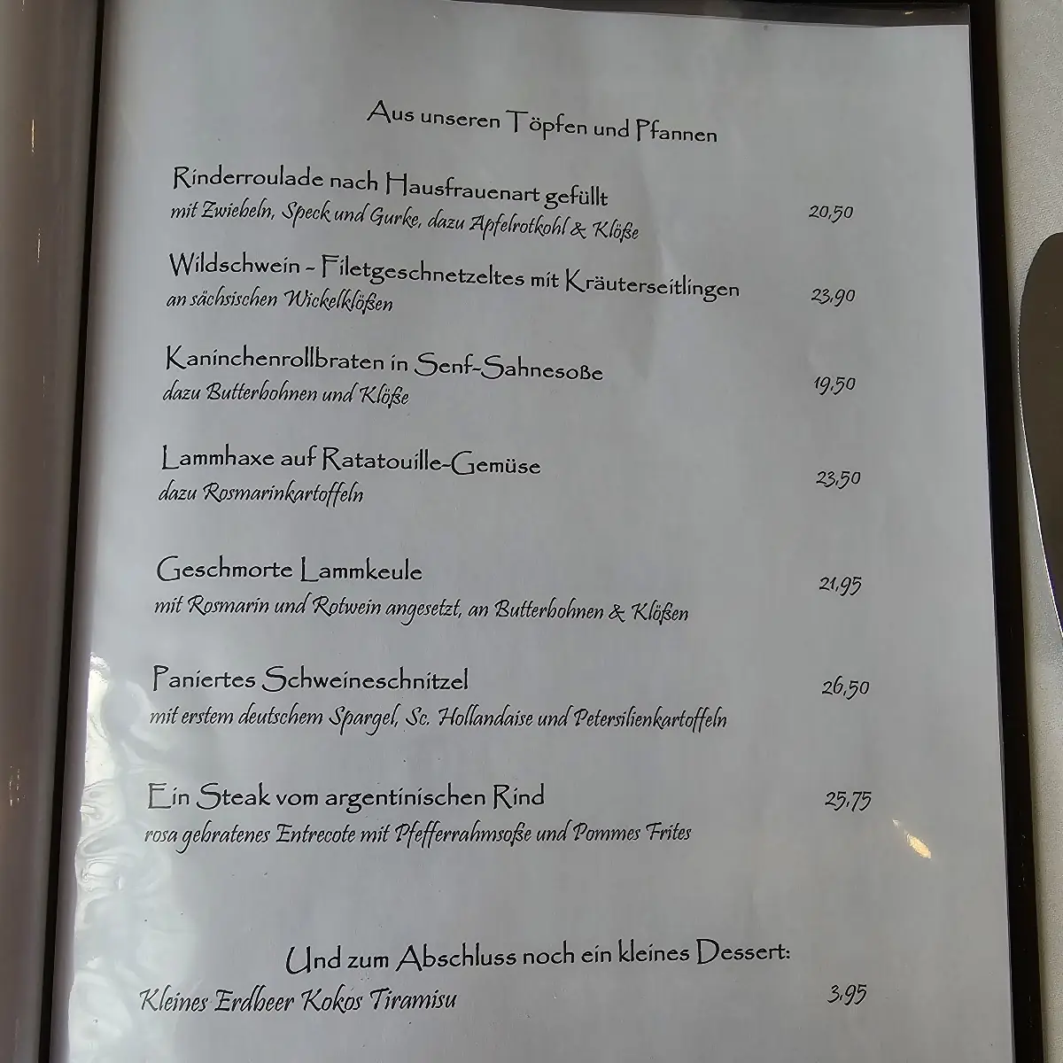 Speisekarte photo 7