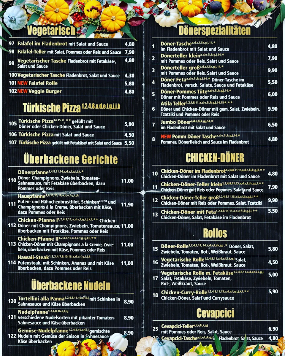 Speisekarte photo 5
