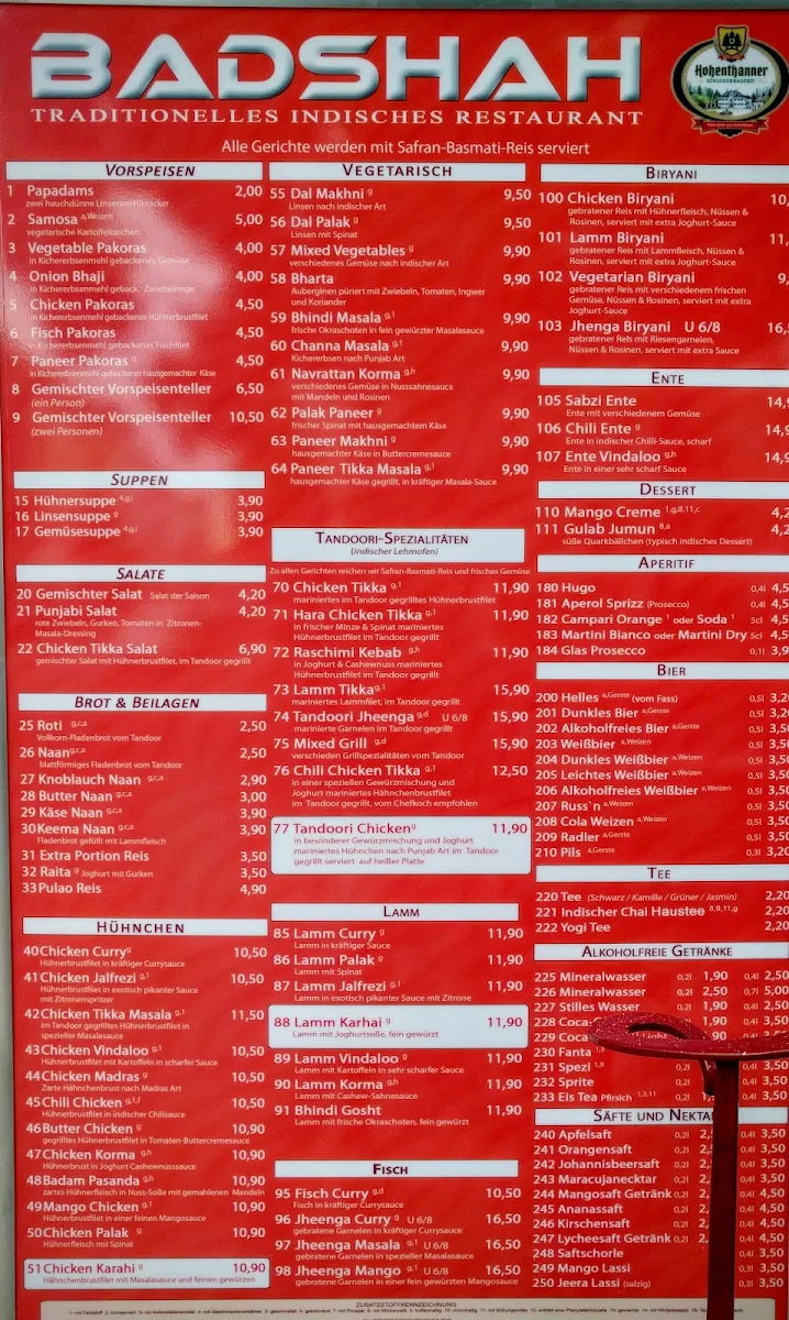 Speisekarte photo 10