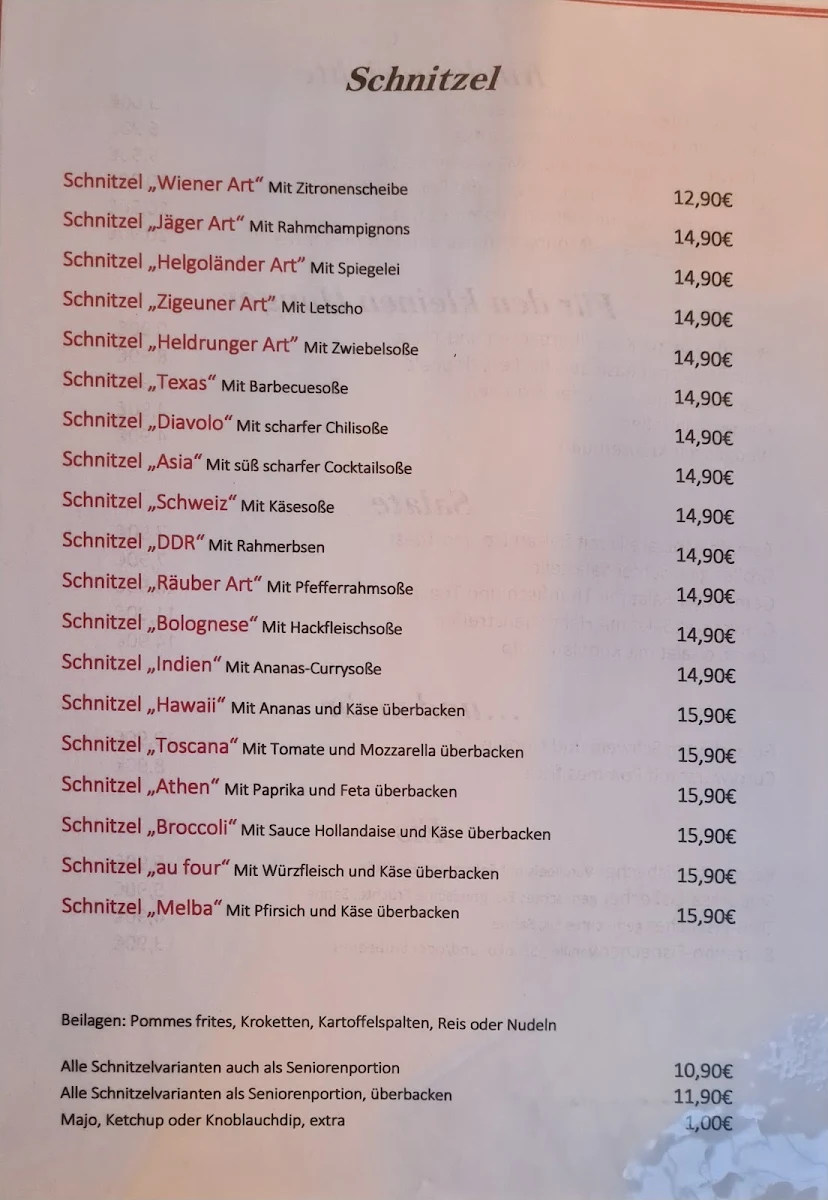 Speisekarte photo 2